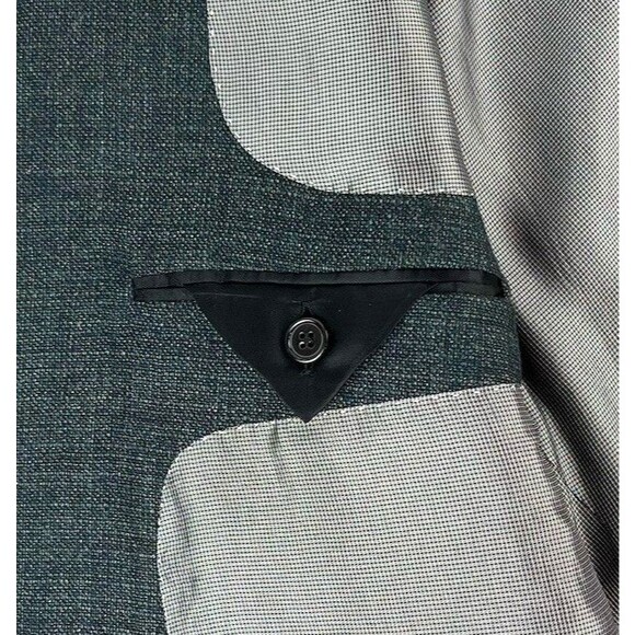 Kannon’s Clothing x Loro Piana Zelander Merino Wool Silk Sport Coat Green 50R - Picture 13 of 15